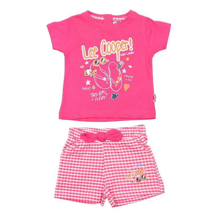Picture of LC11943 LEE COOPER GIRLS 100% COTTON TWO PIECE SET